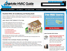 Tablet Screenshot of charlottehvacguide.com